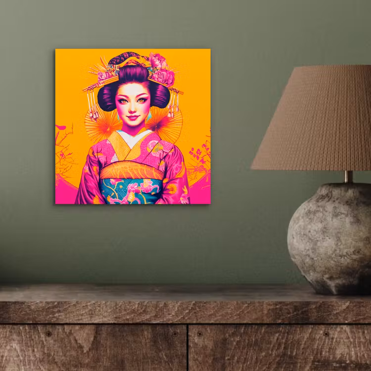 Bloemen - Vrouw - Kimono - Roze aluminium wit klein -sfeer2