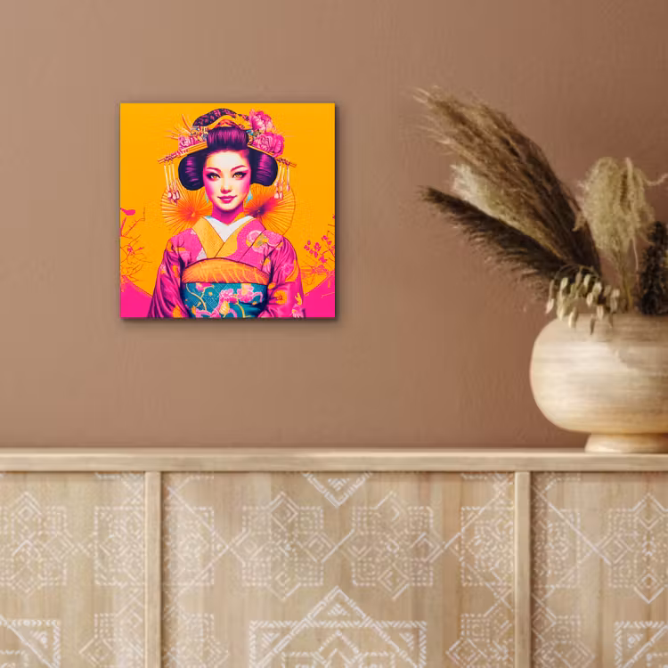 Bloemen - Vrouw - Kimono - Roze aluminium wit klein -sfeer4