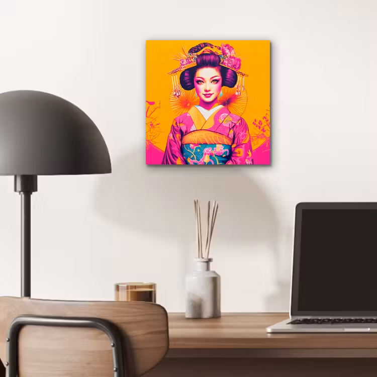 Bloemen - Vrouw - Kimono - Roze aluminium wit klein -sfeer5