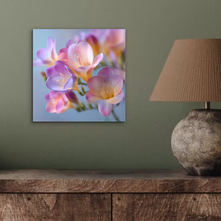 Bloemen - Paars - Overloop - Meeldraden aluminium wit klein -sfeer2
