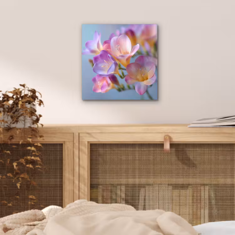 Bloemen - Paars - Overloop - Meeldraden aluminium wit klein -sfeer3