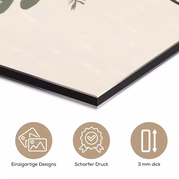 Bloemen - Quote - Beige - Lint aluminium wit klein -closeup_DE