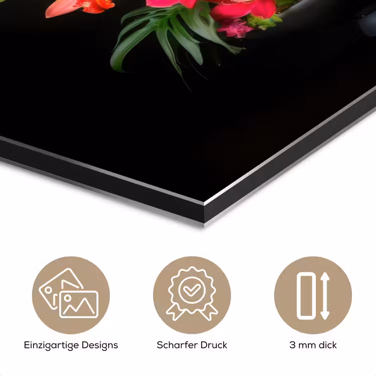 Boeket - Bloemen - Exotisch aluminium wit klein -closeup_DE