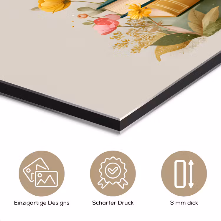 Boeken - Stapel - Bloemen - Kleurrijk aluminium wit klein -closeup_DE