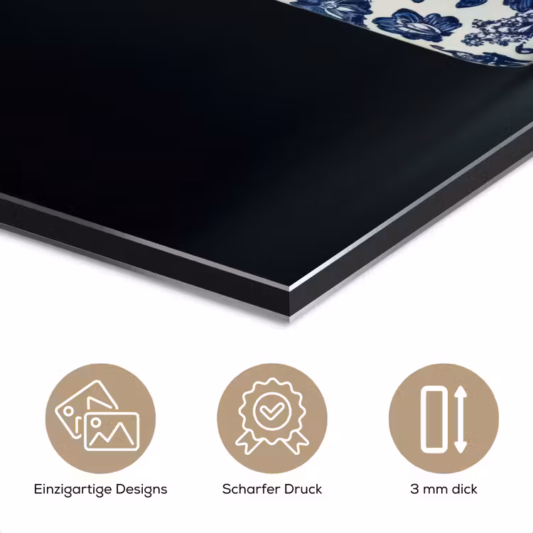 Champagne - Bloemen - Goud - Chique aluminium wit klein -closeup_DE