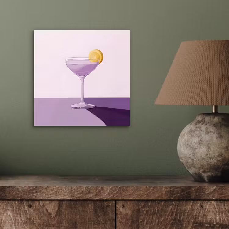 Cocktail - Paars - Minimalistisch - Citroen aluminium wit klein -sfeer2