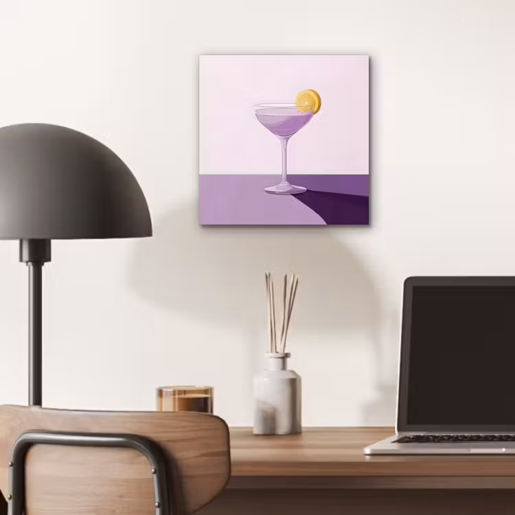 Cocktail - Paars - Minimalistisch - Citroen aluminium wit klein -sfeer5