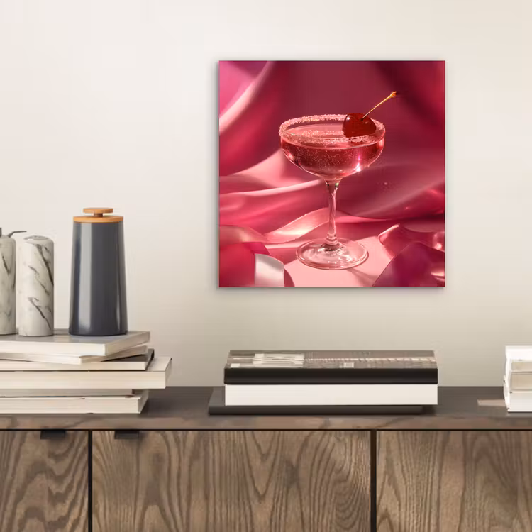 Cocktail - Pink - Luxe aluminium wit klein -sfeer1