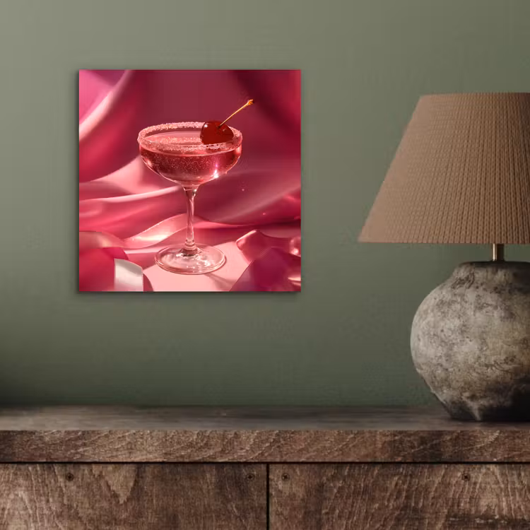 Cocktail - Pink - Luxe aluminium wit klein -sfeer2