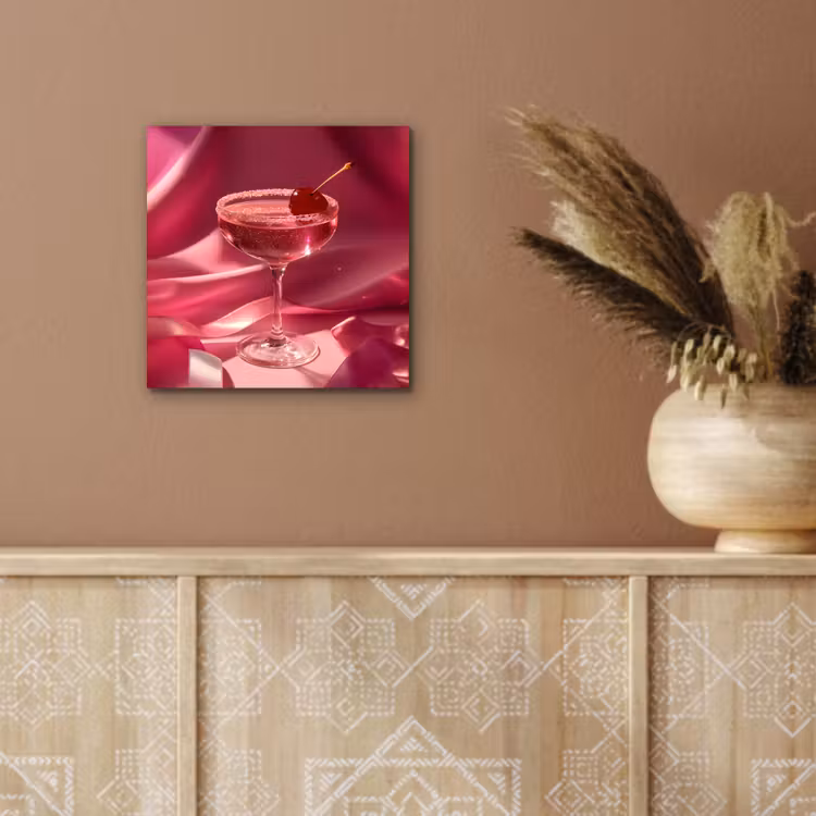 Cocktail - Pink - Luxe aluminium wit klein -sfeer4