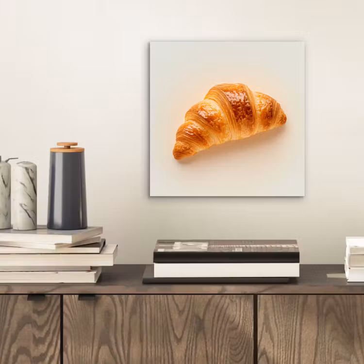 Croissant - Brood - Beige aluminium wit klein -sfeer1