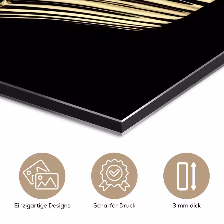 Cupcake - Eten - Goud - Zwart aluminium wit klein -closeup_DE