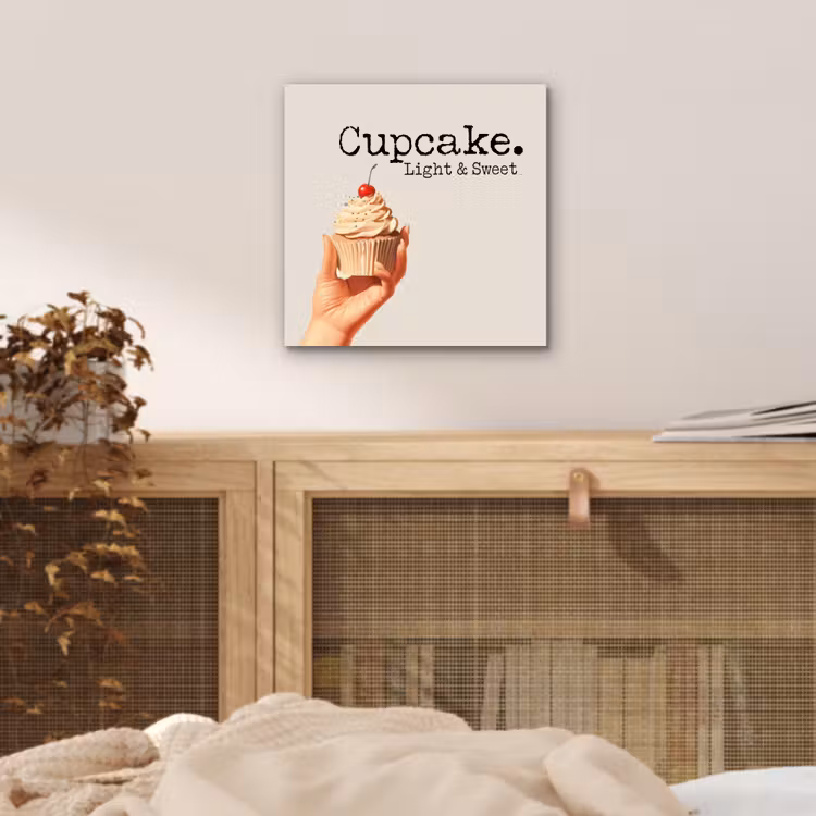 Cupcake - Zoet - Kers aluminium wit klein -sfeer3