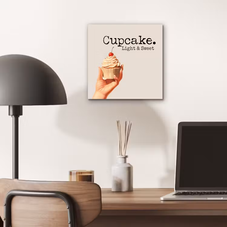 Cupcake - Zoet - Kers aluminium wit klein -sfeer5
