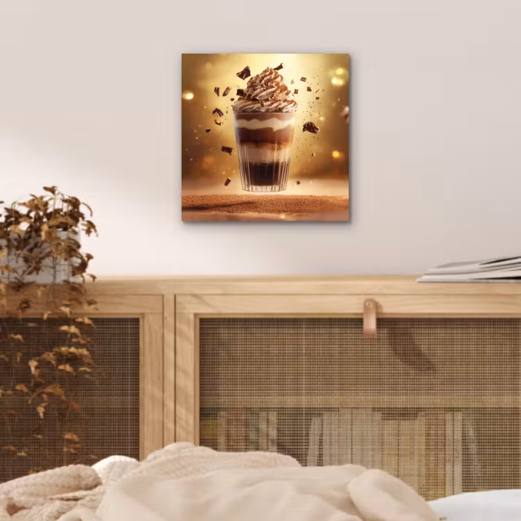 Dessert - Chocolade - Zoet - Eten aluminium wit klein -sfeer3