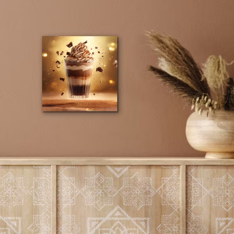 Dessert - Chocolade - Zoet - Eten aluminium wit klein -sfeer4