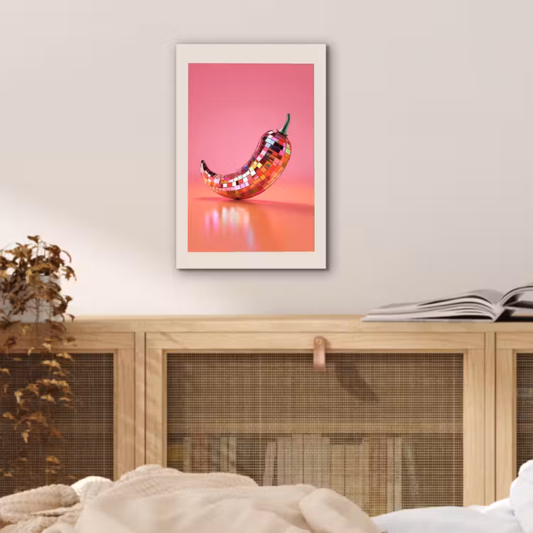 Disco - Peper - Roze aluminium wit klein -sfeer3