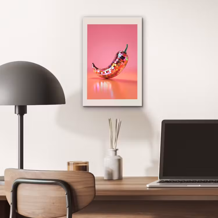 Disco - Peper - Roze aluminium wit klein -sfeer5