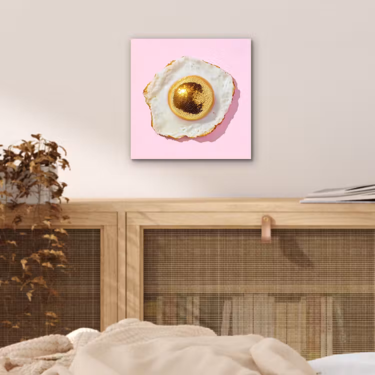 Ei - Disco - Ontbijt - Glitter aluminium wit klein -sfeer3