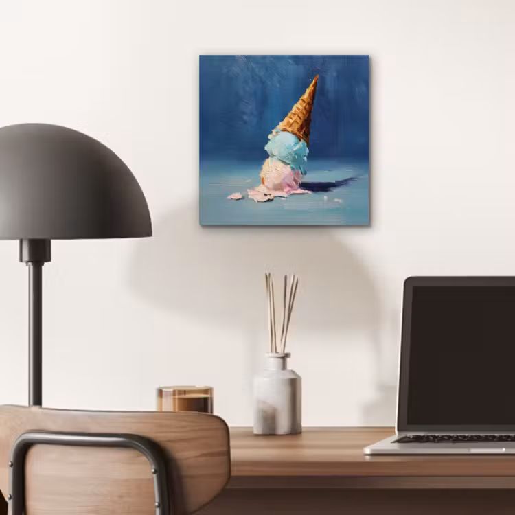 Ijshoorn - Bolletjes - Smelt - Roze aluminium wit klein -sfeer5