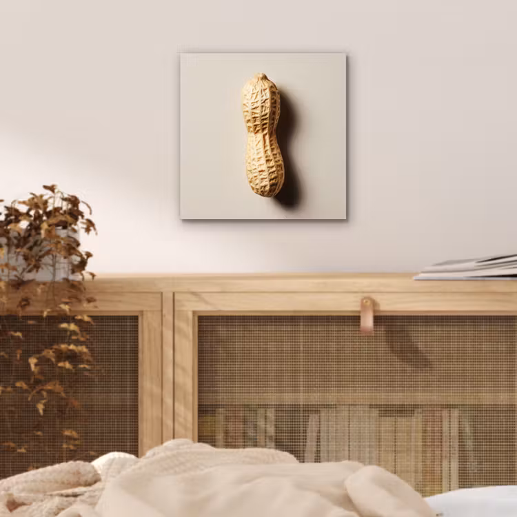 Pinda - Ruw - Beige aluminium wit klein -sfeer3