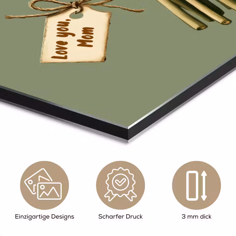Lint - Boeket - Groen - Quote aluminium wit klein -closeup_DE