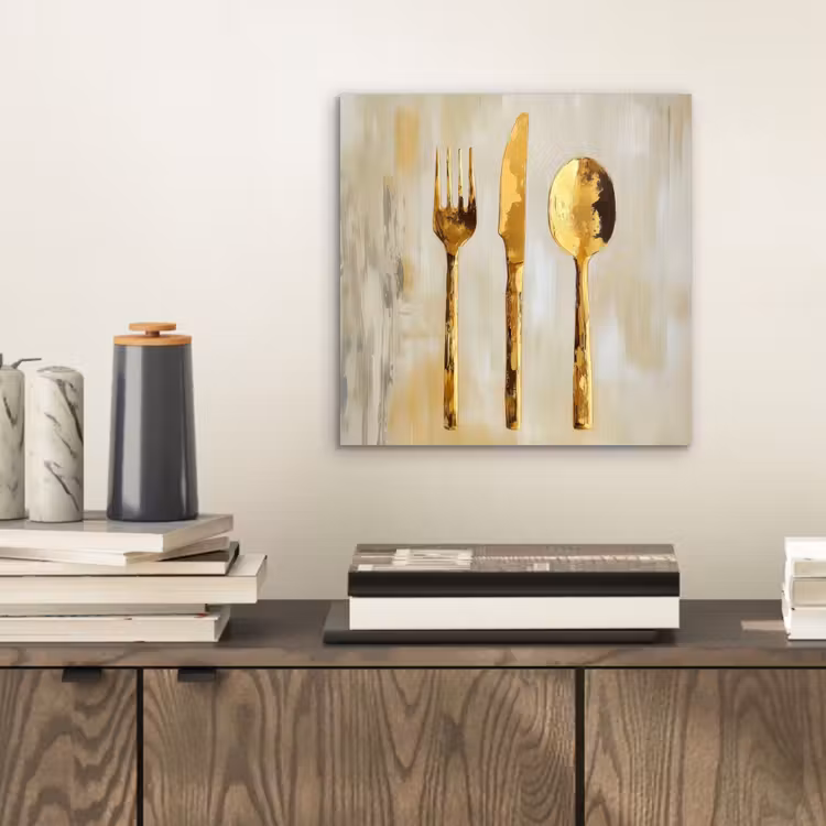 Verf - Goud - Bestek aluminium wit klein -sfeer1