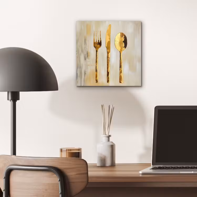 Verf - Goud - Bestek aluminium wit klein -sfeer5