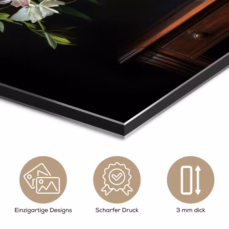Kleur - Vaas - Bloemen - Boeket aluminium wit klein -closeup_DE
