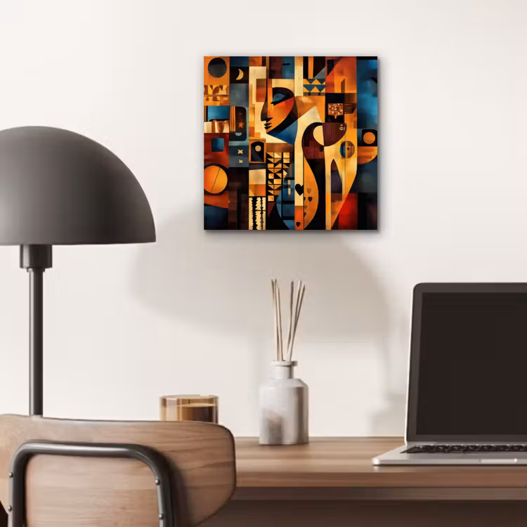 Figuren - Abstract - Symbolen aluminium wit klein -sfeer5