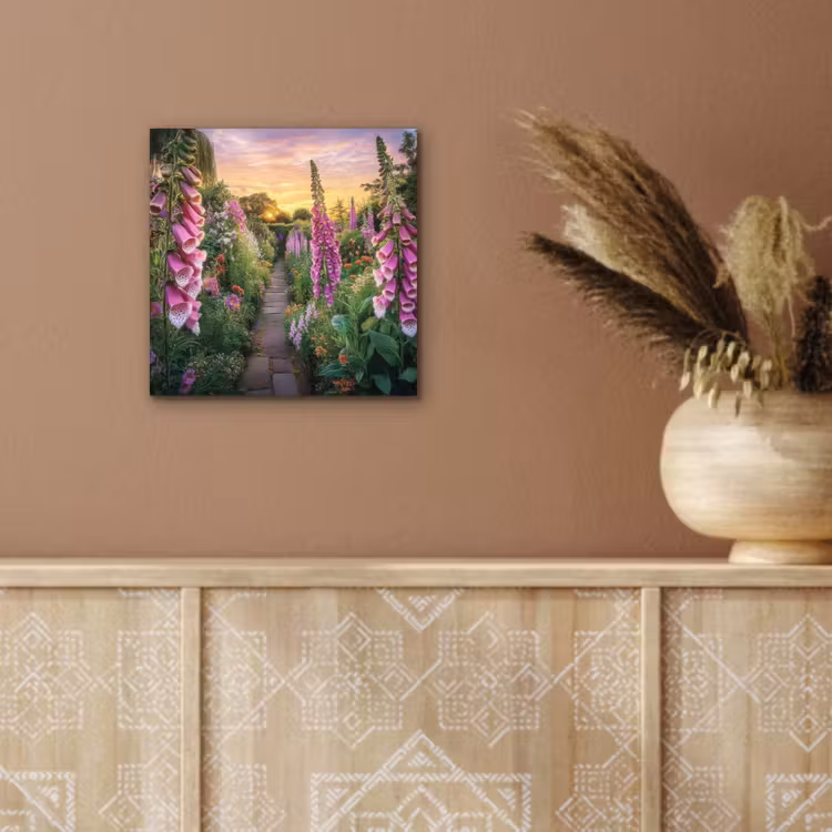 Vingerhoedskruid - Bloemen - Tuin aluminium wit klein -sfeer4