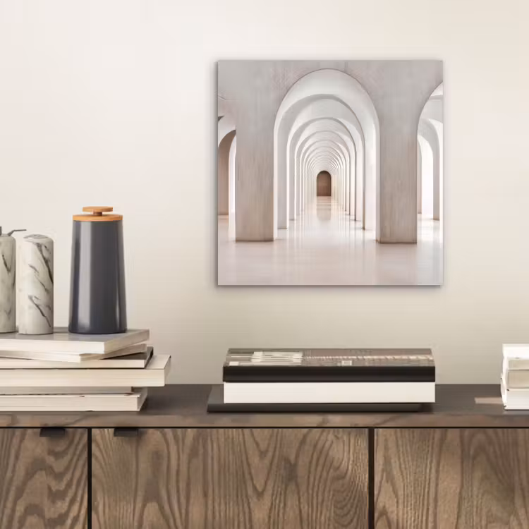 Hal - Bogen - Symmetrisch - Modern aluminium wit klein -sfeer1