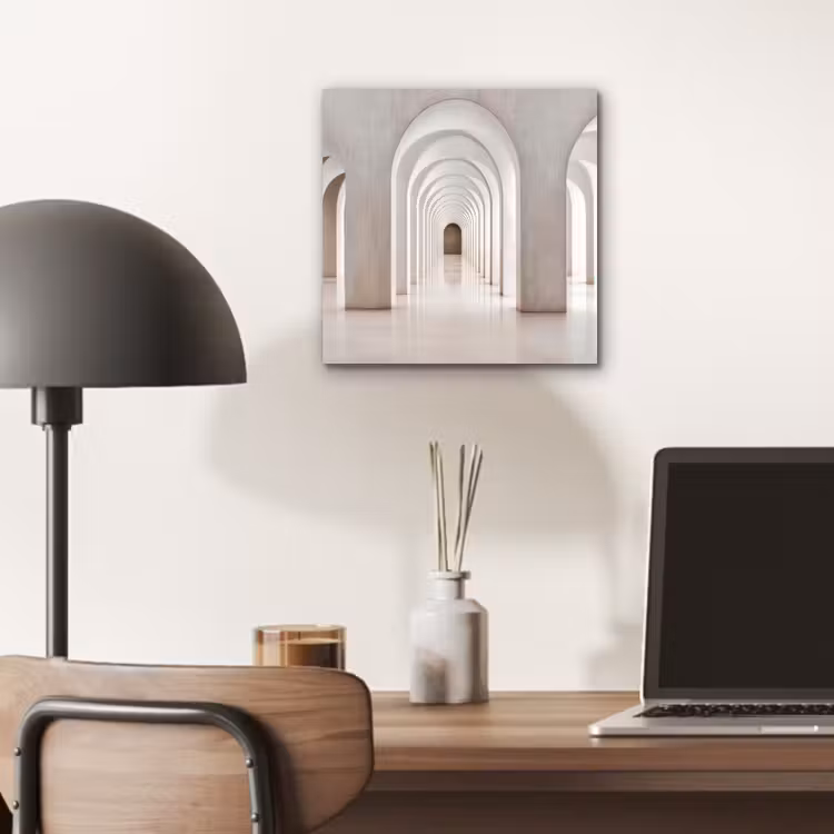 Hal - Bogen - Symmetrisch - Modern aluminium wit klein -sfeer5