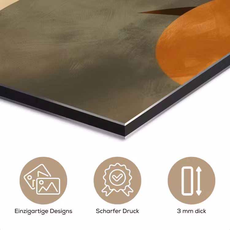 Vormen - Rond - Bladeren - Beige aluminium wit klein -closeup_DE
