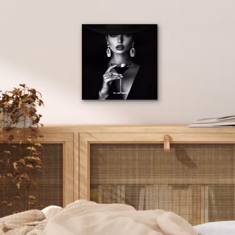 Vrouw - Cocktail - Chic aluminium wit klein -sfeer3