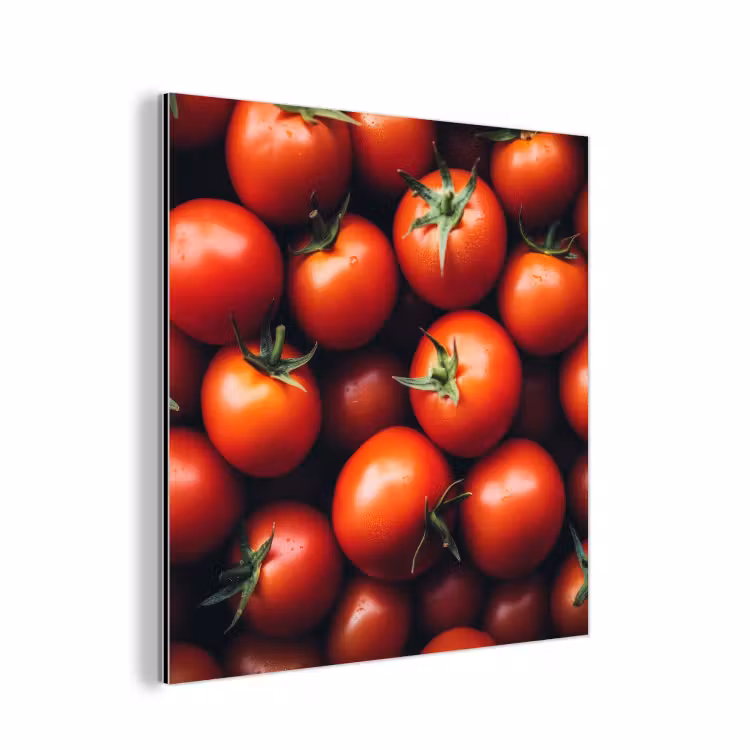 Groente - Rood - Tomaten aluminium wit klein -3d