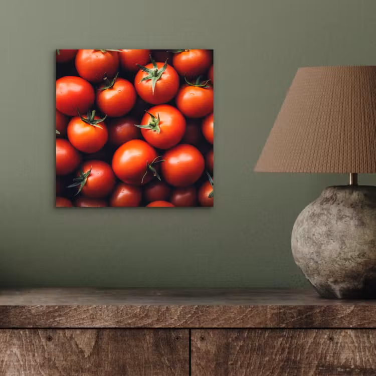 Groente - Rood - Tomaten aluminium wit klein -sfeer2