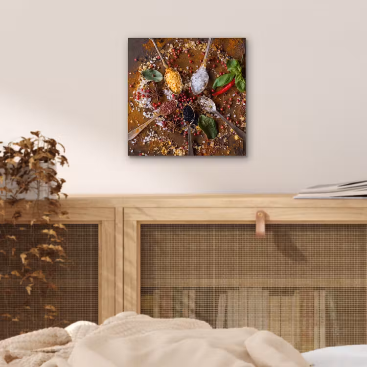 Specerijen - Kruiden - Lepels - Zout - Bruin - Keuken aluminium wit klein -sfeer3