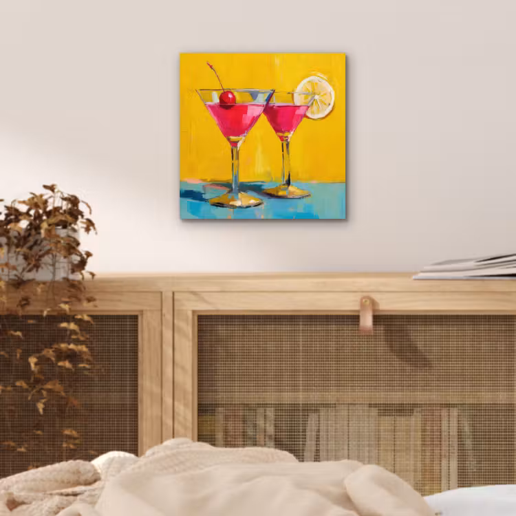Glazen - Cocktail - Citroen - Kers aluminium wit klein -sfeer3
