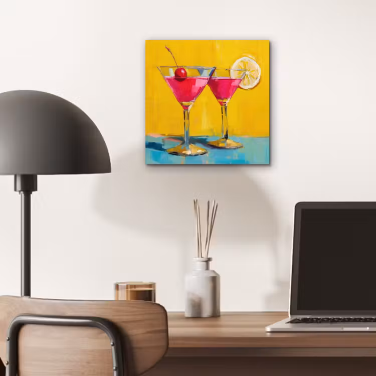 Glazen - Cocktail - Citroen - Kers aluminium wit klein -sfeer5