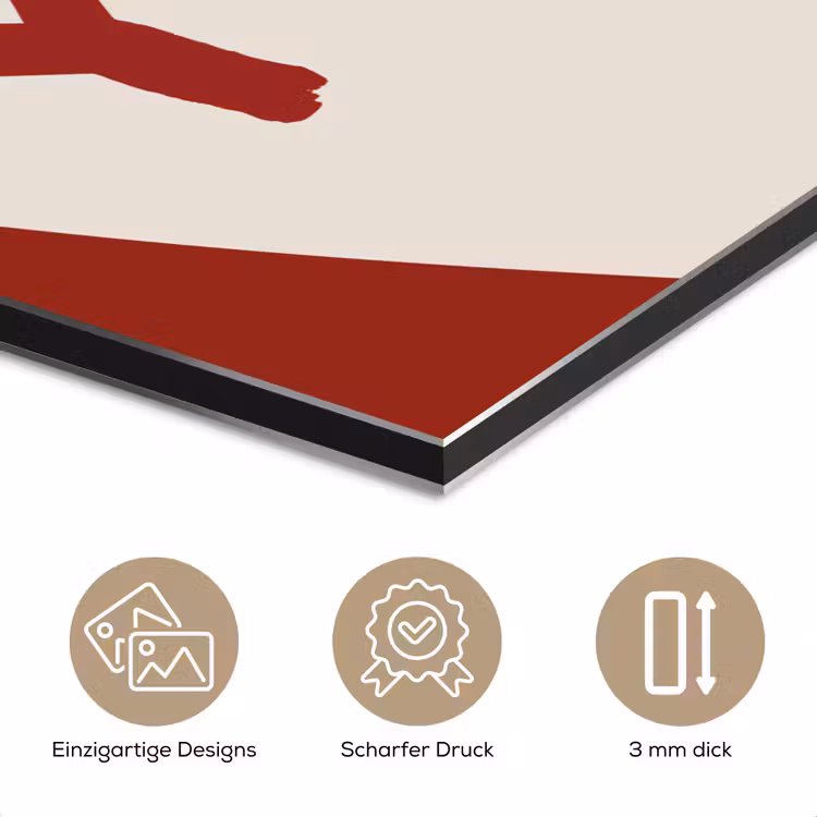 Lucky - Hart - Rood aluminium wit klein -closeup_DE