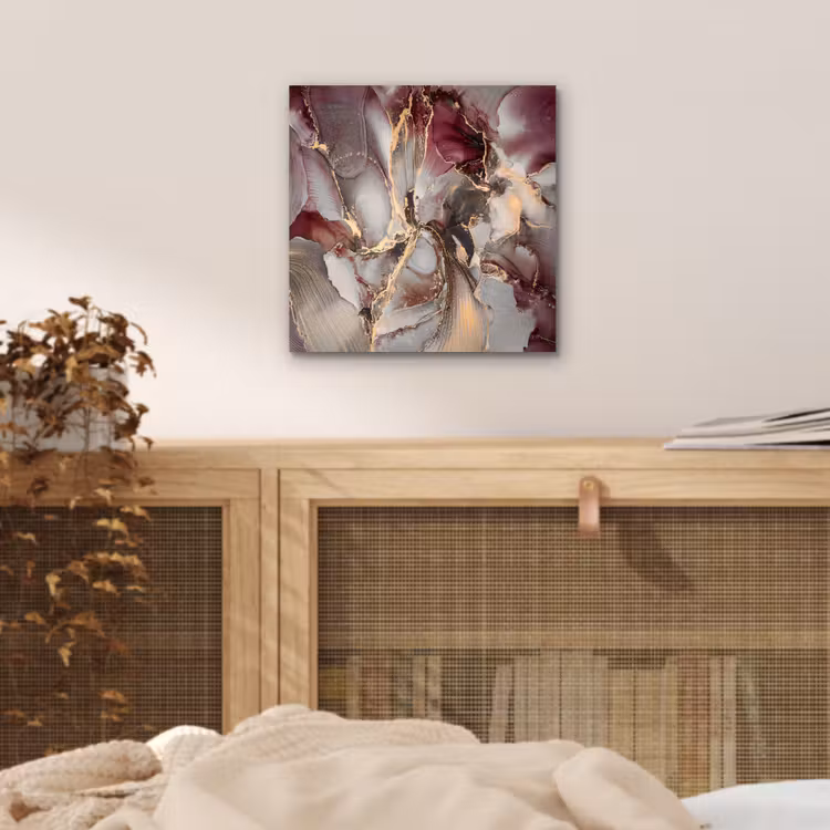 Goud - Marmer - Paars aluminium wit klein -sfeer3