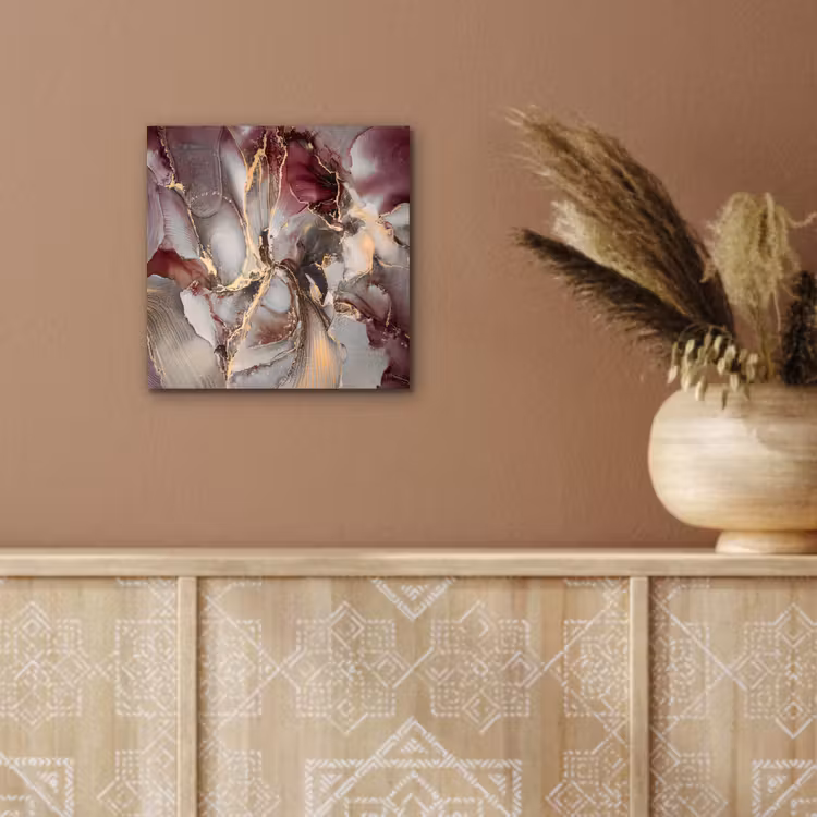 Goud - Marmer - Paars aluminium wit klein -sfeer4