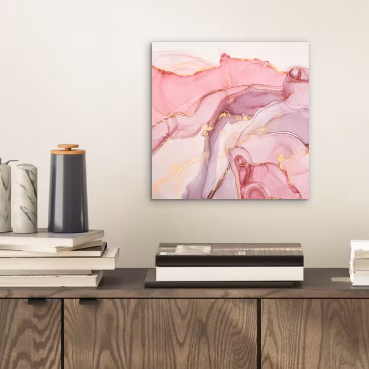 Goud - Marmer - Roze aluminium wit klein -sfeer1
