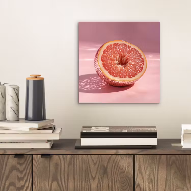 Grapefruit - Roze - Disco - Shiny aluminium wit klein -sfeer1