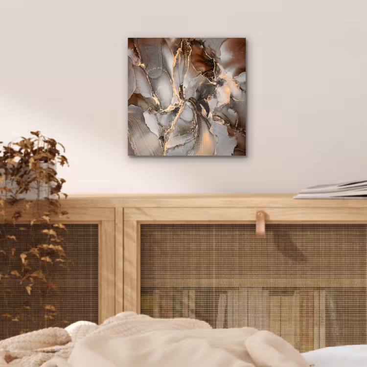 Grijs - Goud - Marmer - Marmerlook aluminium wit klein -sfeer3