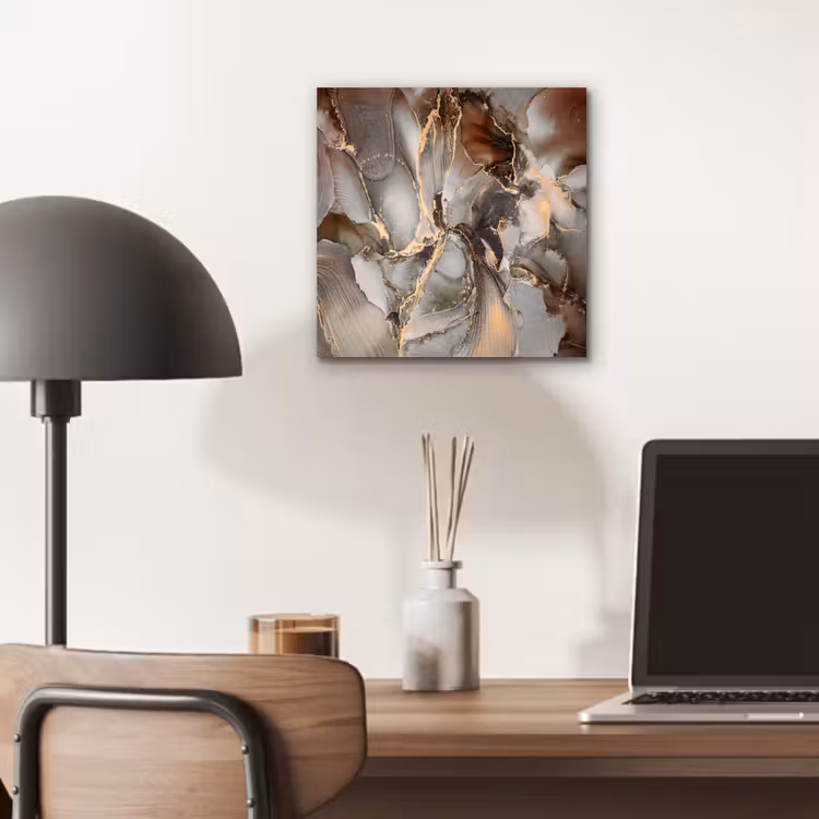 Grijs - Goud - Marmer - Marmerlook aluminium wit klein -sfeer5