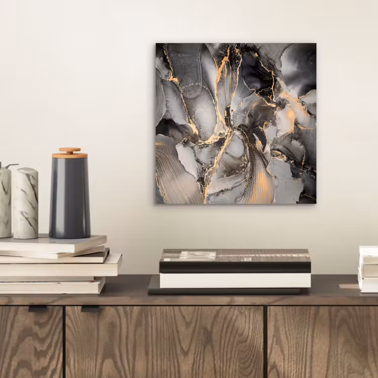 Grijs - Luxe - Goud - Marmer aluminium wit klein -sfeer1