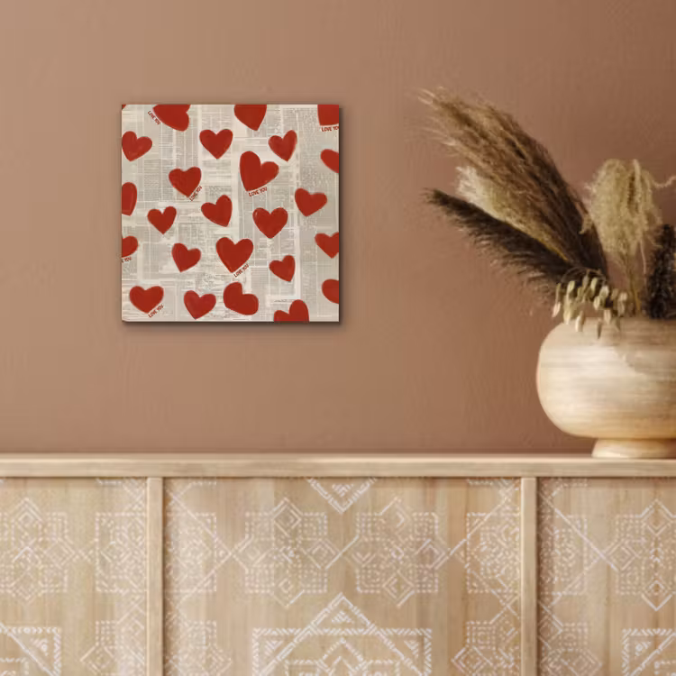 Hartjes - Krant - Loveyou aluminium wit klein -sfeer4