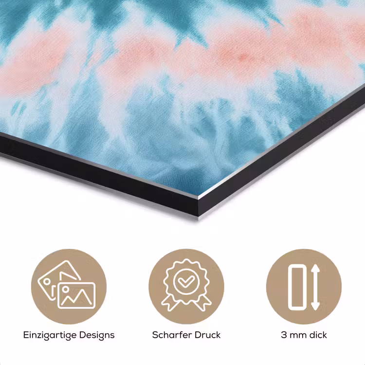 Hartvormig - Tie dye - Pasteltinten - Lichtgroen aluminium wit klein -closeup_DE